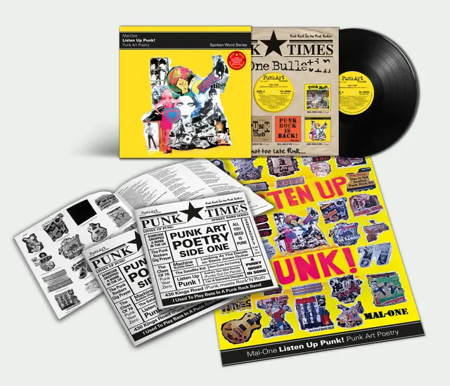 Listen Up Punk! Punk Art Poetryspoken word album - Preview 2